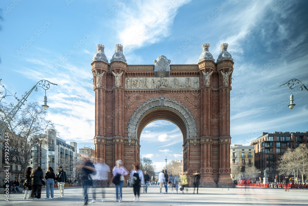 Fototapeta premium Arc de triomf monument, barcelona, spain