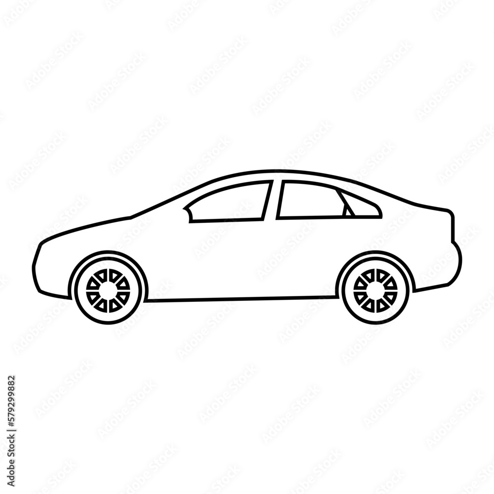 Automobile icon vector. car illustration sign collection. vehicle symbol. auto logo.