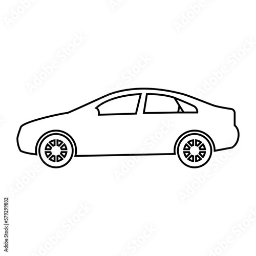 Automobile icon vector. car illustration sign collection. vehicle symbol. auto logo. © Denys