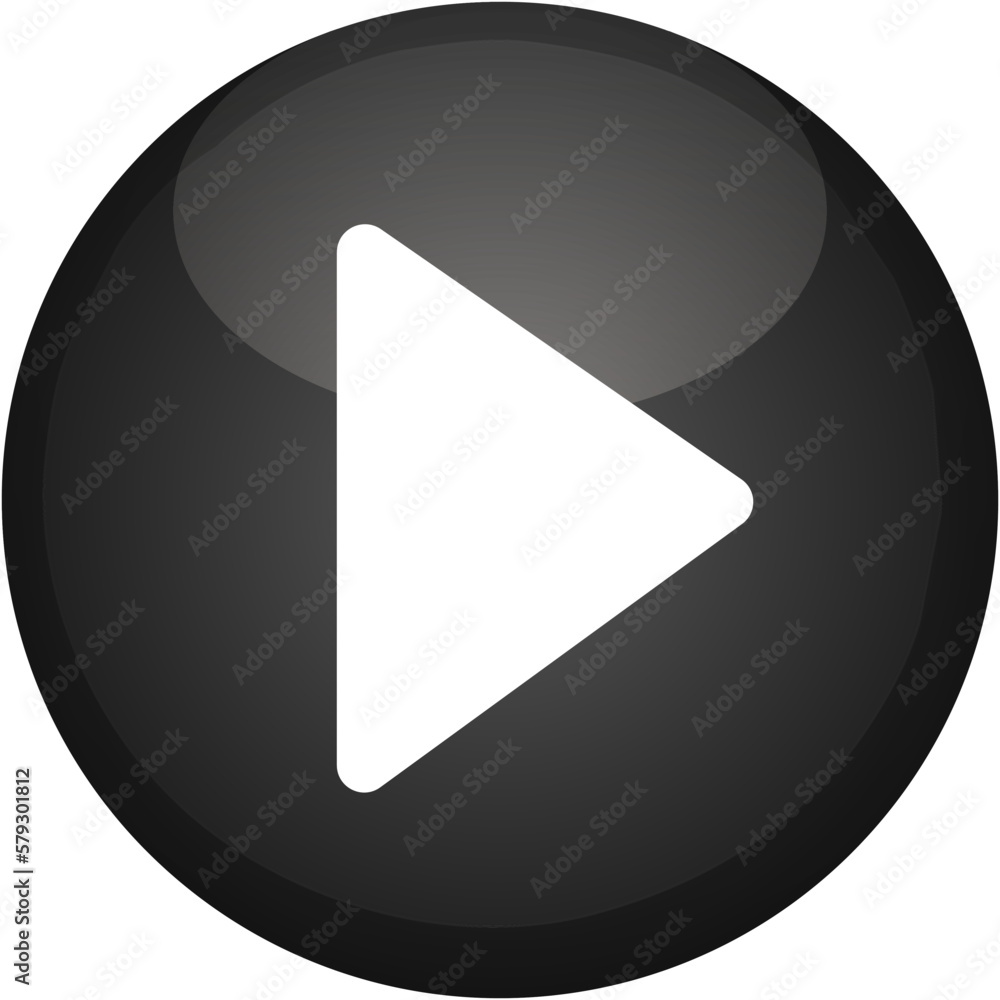 Video play button icon, play pictogram vector illustration Video play button icon, play pictogram vector illustration