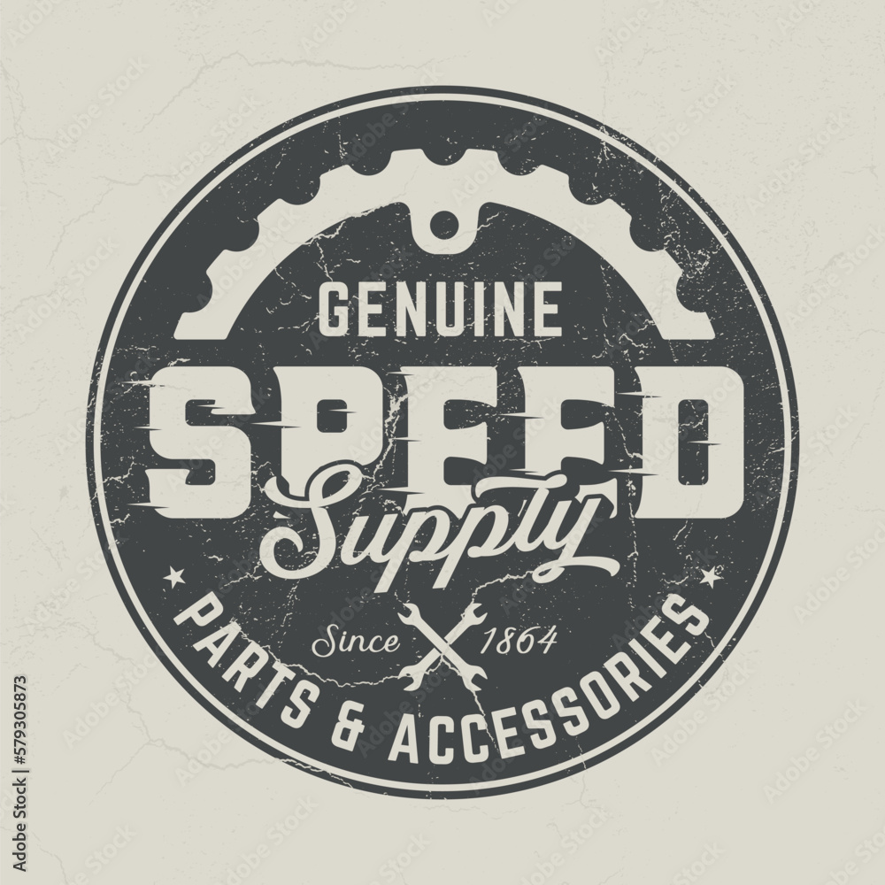 Genuine Speed Supply, Parts & Accessories - Fresh Retro Design. Good For Poster, Wallpaper, T-Shirt, Gift.