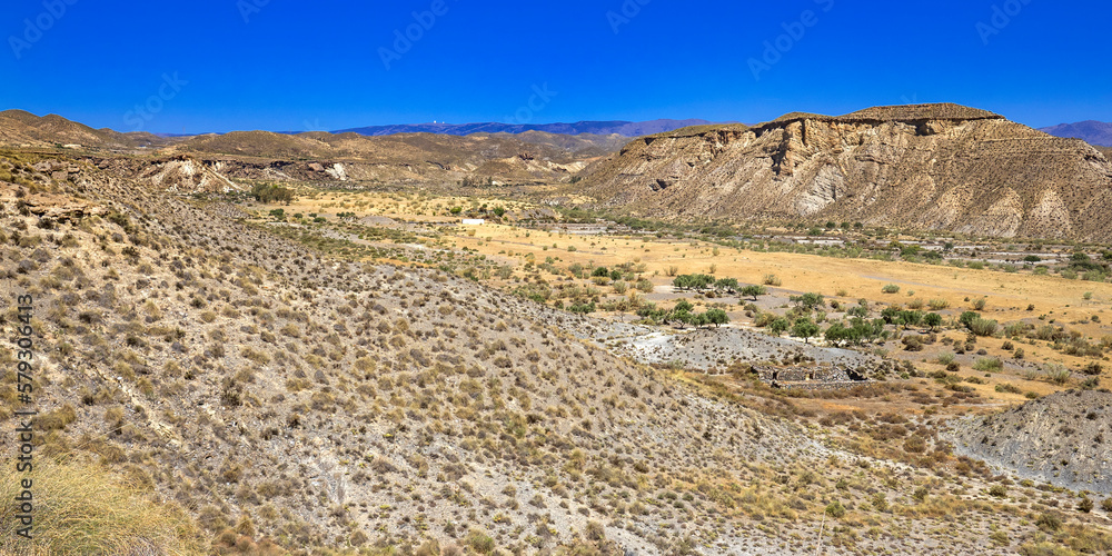 Tabernas Desert Nature Reserve, Special Protection Area, Hot Desert Climate Region, Tabernas, Almería, Andalucía, Spain, Europe Tabernas Desert Nature Reserve, Special Protection Area, Hot Desert Climate Region, Tabernas, Almería, Andalucía, Spain, Europe