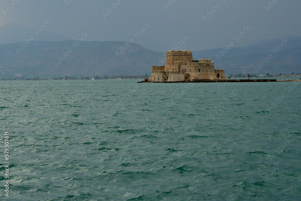 Nafplio; Greece - august 30 2022 : picturesque old city