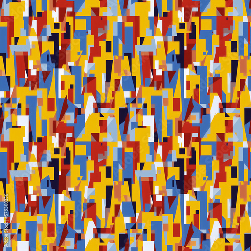 Seamless abstract geometric pattern