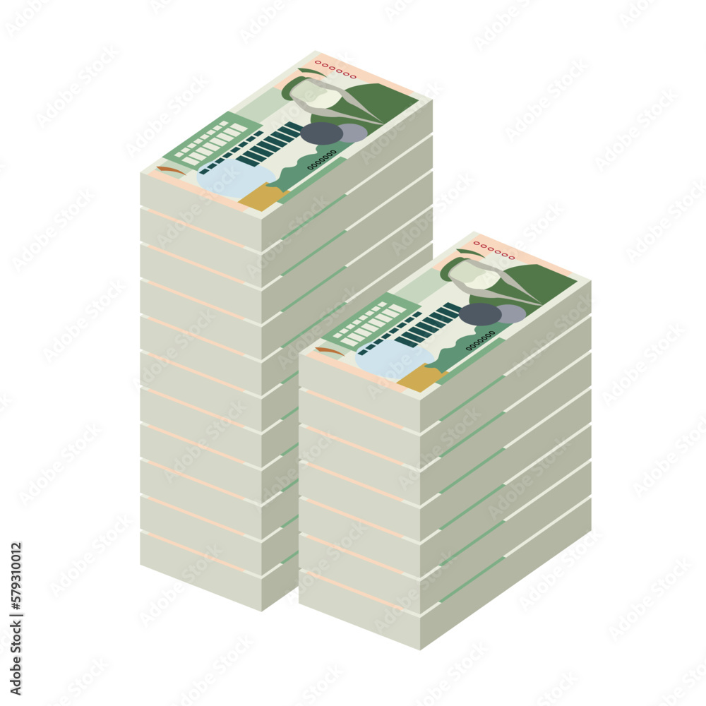 Jordanian Dinar Vector Illustration. Jordan, West Bank money set bundle banknotes. Paper money 1 JOD. Flat style. Isolated on white background. Simple minimal design. Jordanian Dinar Vector Illustration. Jordan, West Bank money set bundle banknotes. Paper money 1 JOD. Flat style. Isolated on white background. Simple minimal design.