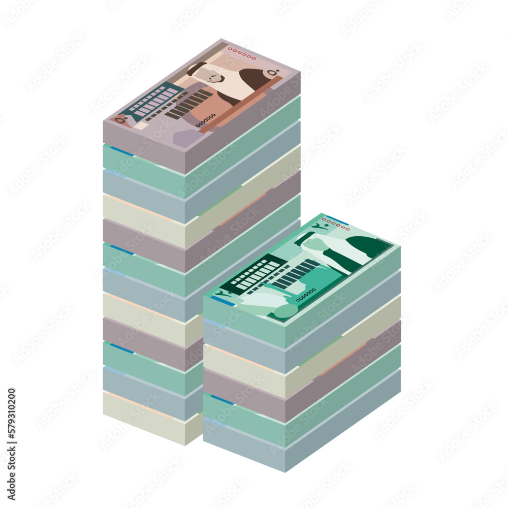 Jordanian Dinar Vector Illustration. Jordan, West Bank money set bundle banknotes. Paper money 1, 10, 20, 50 JOD. Flat style. Isolated on white background. Simple minimal design. Jordanian Dinar Vector Illustration. Jordan, West Bank money set bundle banknotes. Paper money 1, 10, 20, 50 JOD. Flat style. Isolated on white background. Simple minimal design.