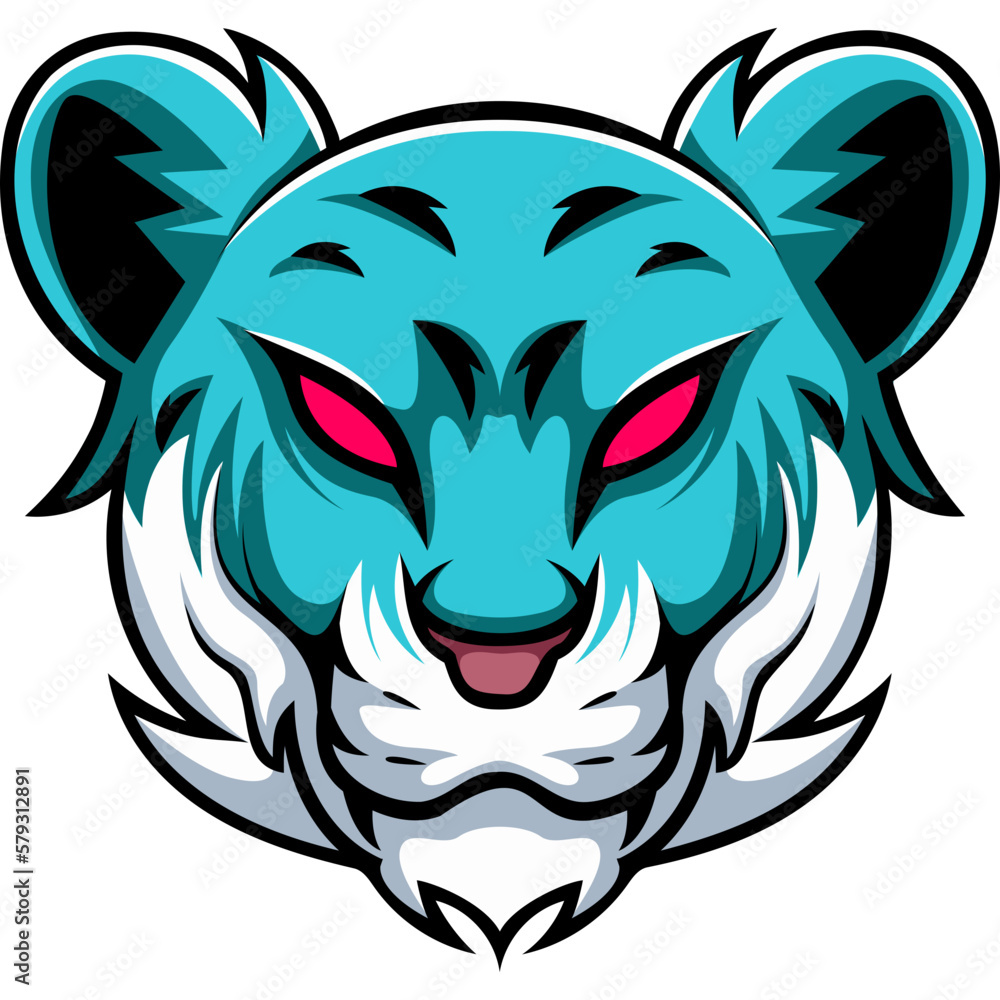 leopard animal character mascot sport team badge