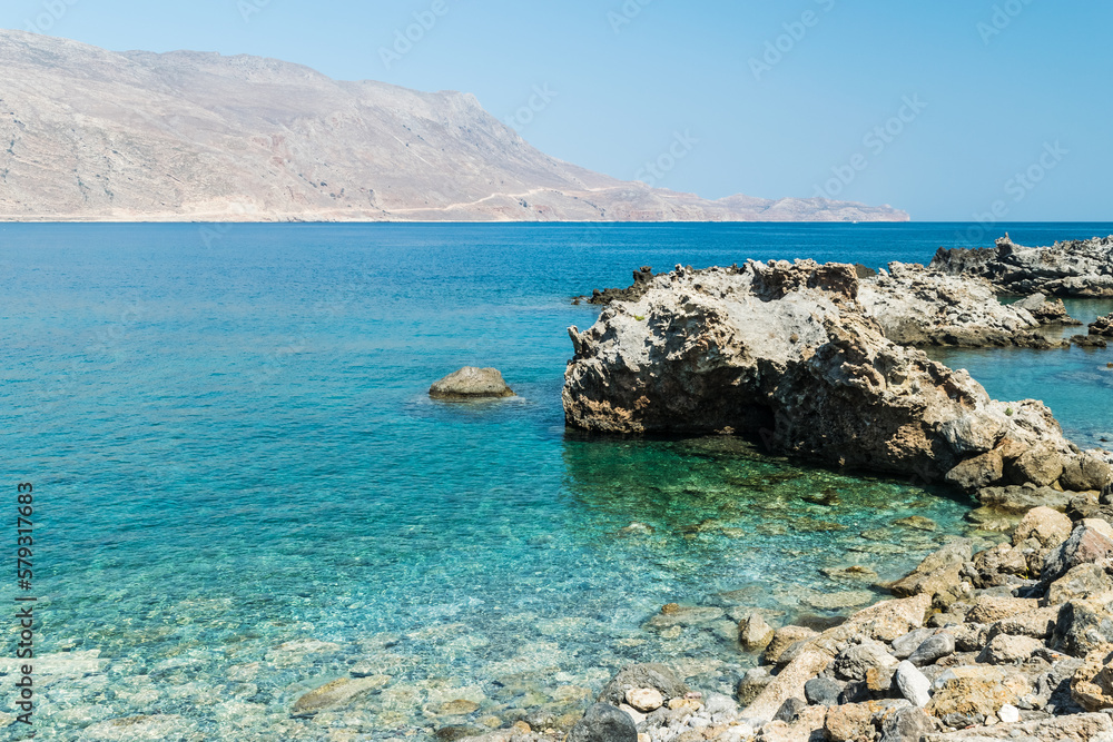 View of Kissamos in Crete, Greece View of Kissamos in Crete, Greece