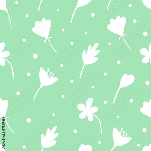 Seamless floral pattern. Spring pattern