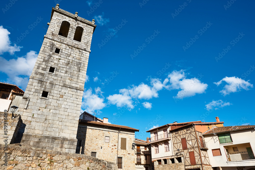 Historical village of Miranda del Castanar. Salamanca, Spain