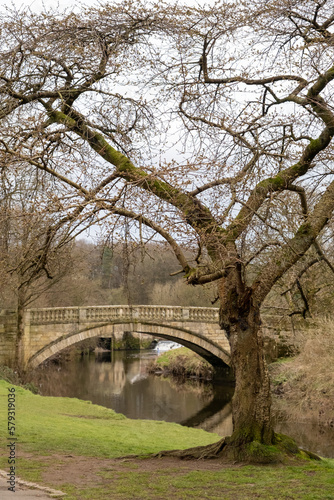 Bridge in Pollok Country Park, Glasgow, Scotland photo