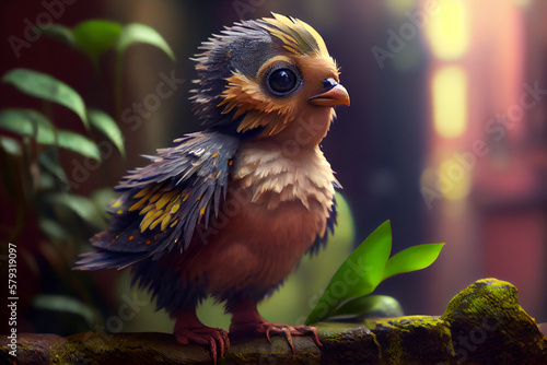 Beautiful Realistic Rio Bird © azhar