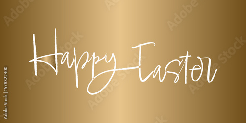 Gold tekst, Happy Easter