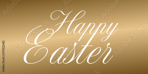 Gold tekst, Happy Easter