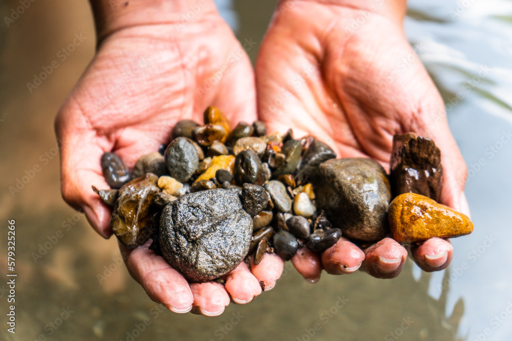 handful of rocks handful of rocks