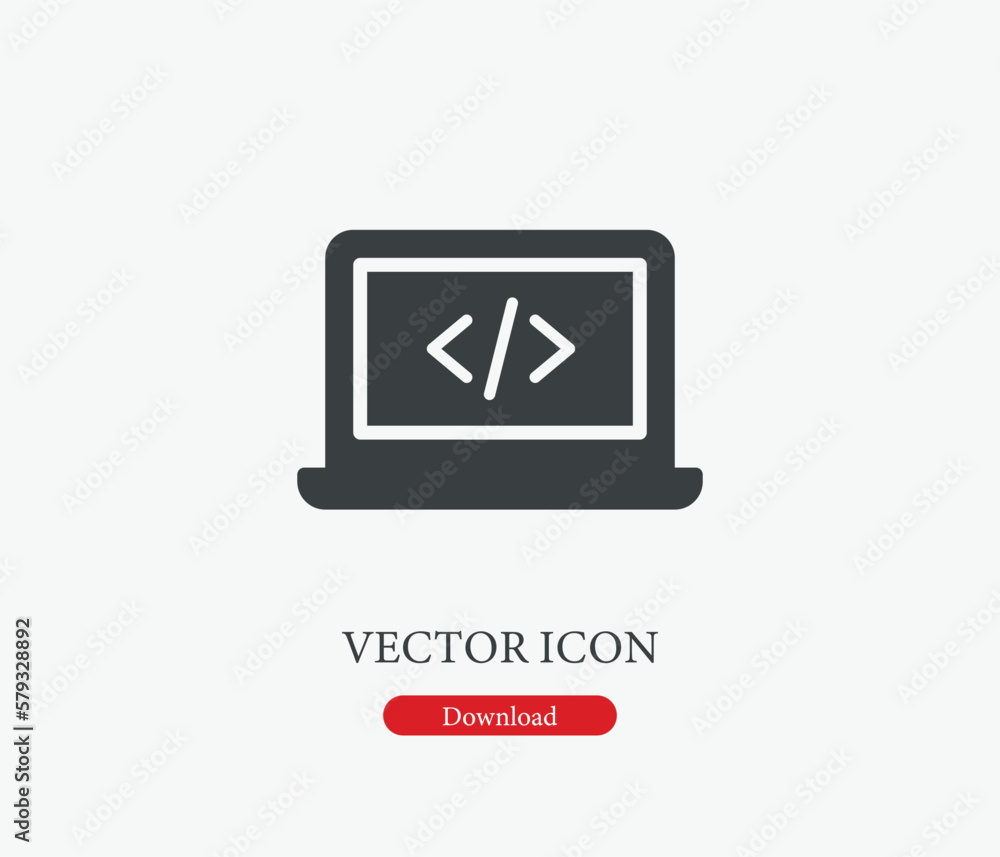 Laptop vector icon. Editable stroke. Symbol in Line Art Style for Design, Presentation, Website or Mobile Apps Elements, Logo. Laptop symbol illustration. Pixel vector graphics - Vector Laptop vector icon. Editable stroke. Symbol in Line Art Style for Design, Presentation, Website or Mobile Apps Elements, Logo. Laptop symbol illustration. Pixel vector graphics - Vector