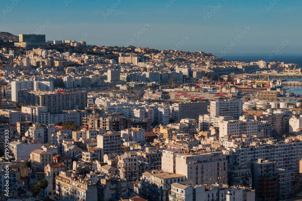 Landscape of Algiers city