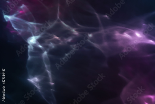 Abstract background made by sunlight illumination. Viva magenta, blue and green dark toned gradient for web design with copy space.