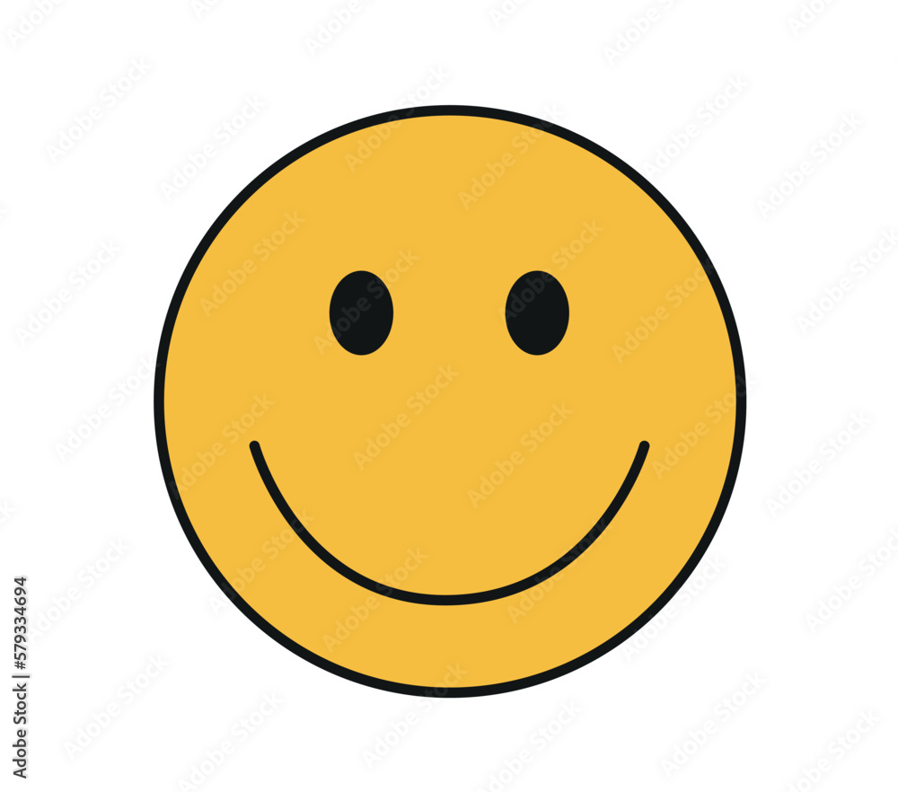 Fototapeta premium Face icon. Simple emotion icon. Smile icon