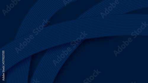 Stripes with lines on navy background. Vector geometric wallpaper