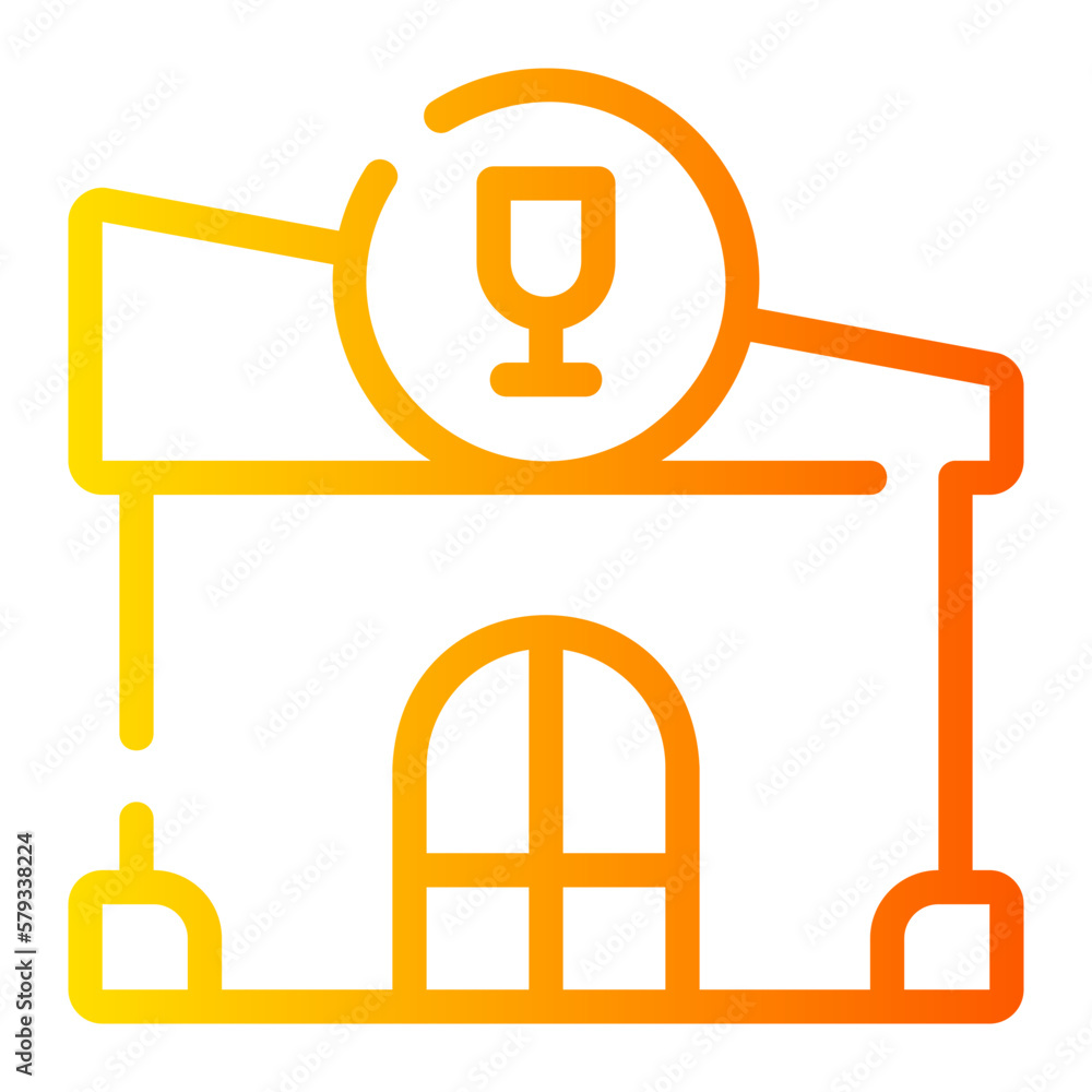 bar gradient icon bar gradient icon