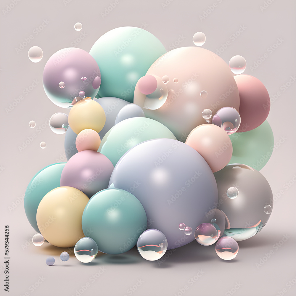abstract background with bubbles in a pastel, pink vibes abstract background with bubbles in a pastel, pink vibes