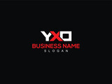Initial YXO, y x o, yxo Minimalist Letter Logo Icon Vector
