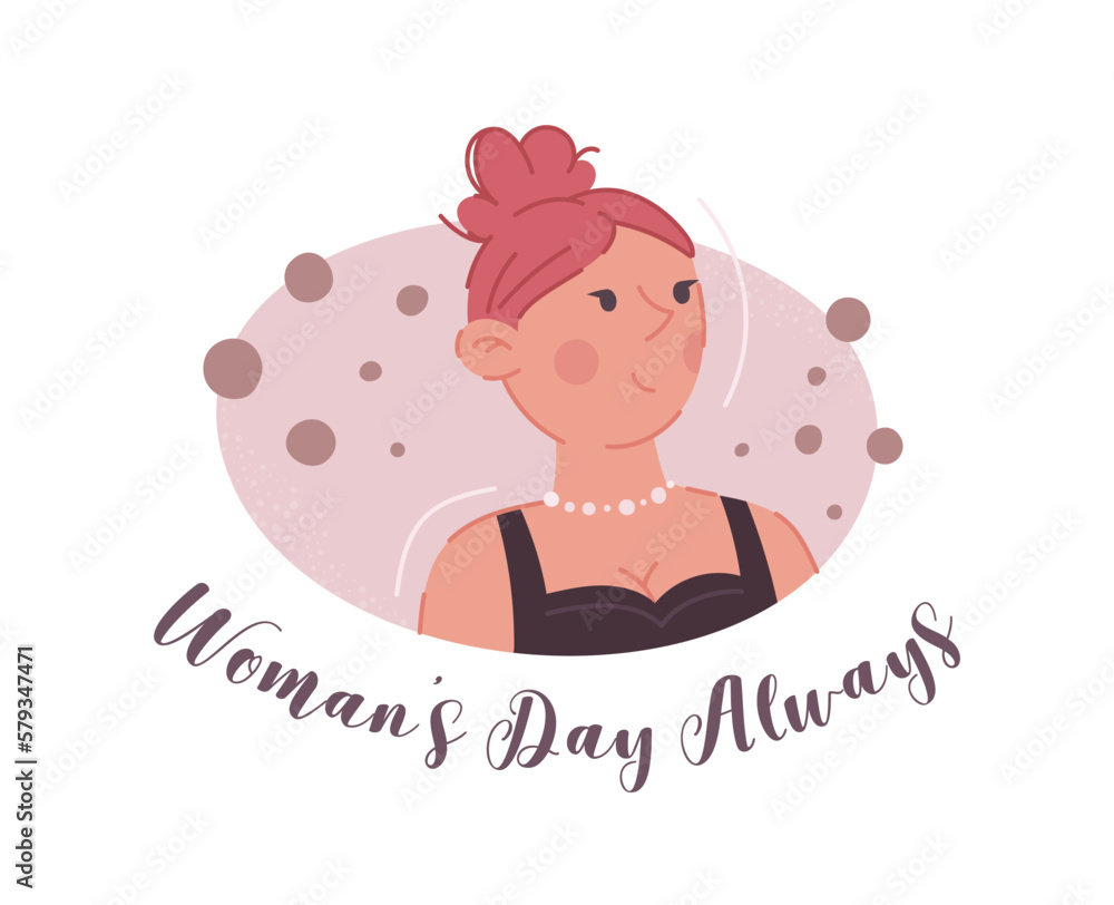 The concept of a card on March 8. International Women's Day. The concept of a card on March 8. International Women's Day.