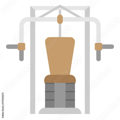Illustration of Gym Machine design Icon