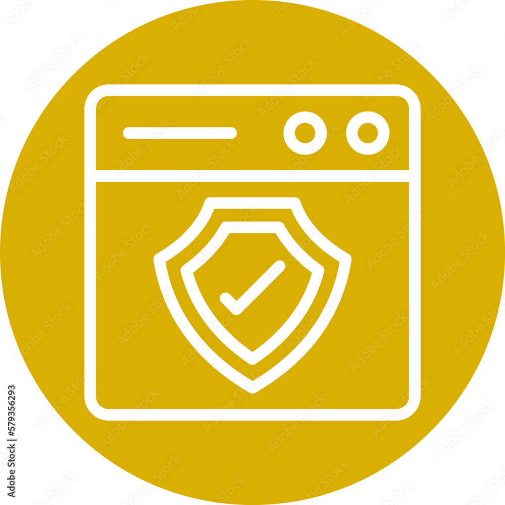 Vector Design Web Protection Icon Style Vector Design Web Protection Icon Style