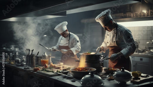 chef and food 