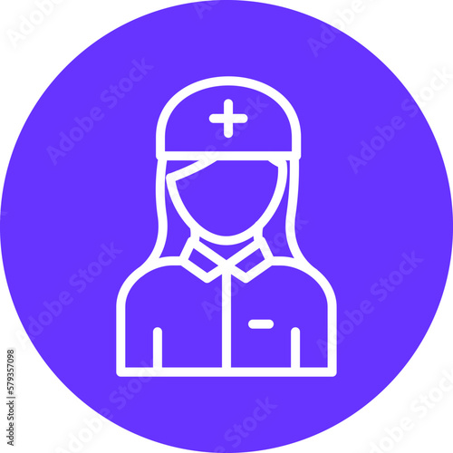 Vector Design Nurse Icon Style