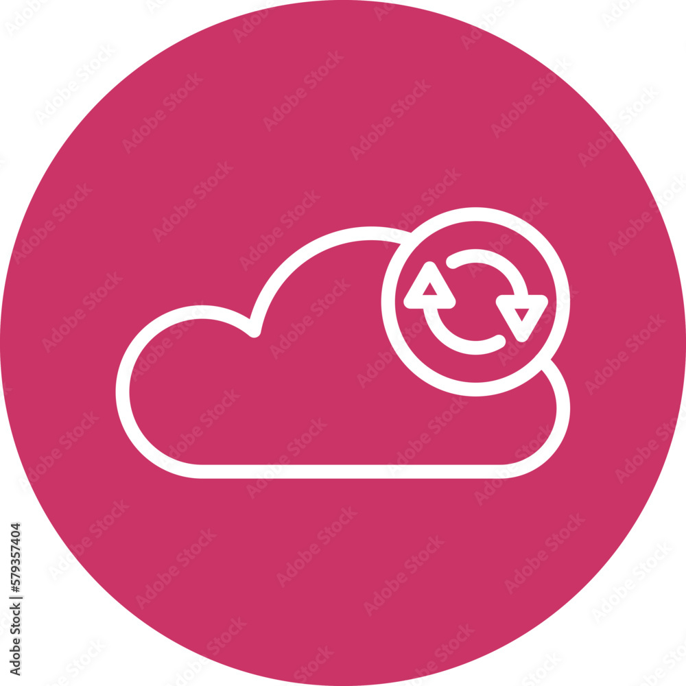 Vector Design Data Synchronization Icon Style Vector Design Data Synchronization Icon Style