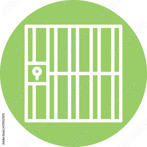 Vector Design Jail Icon Style