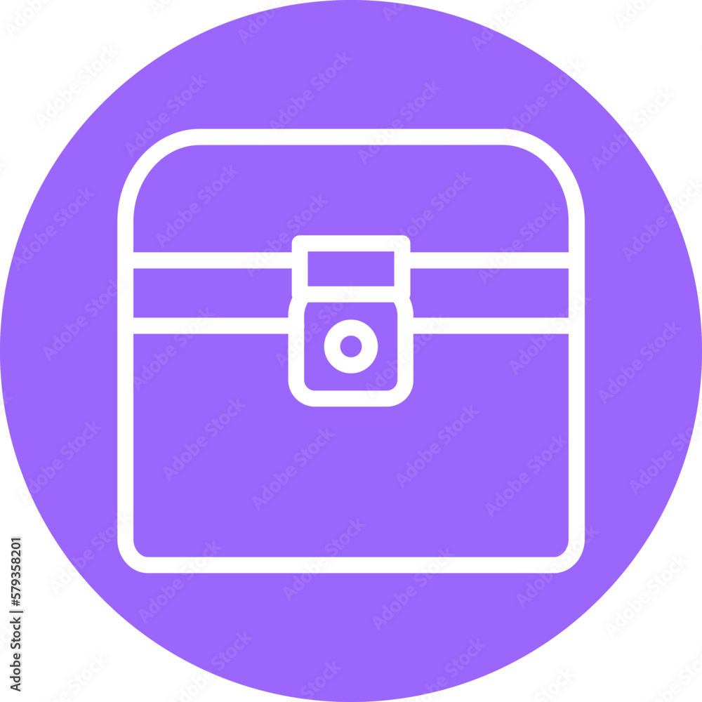Obraz premium Vector Design Treasure Chest Icon Style