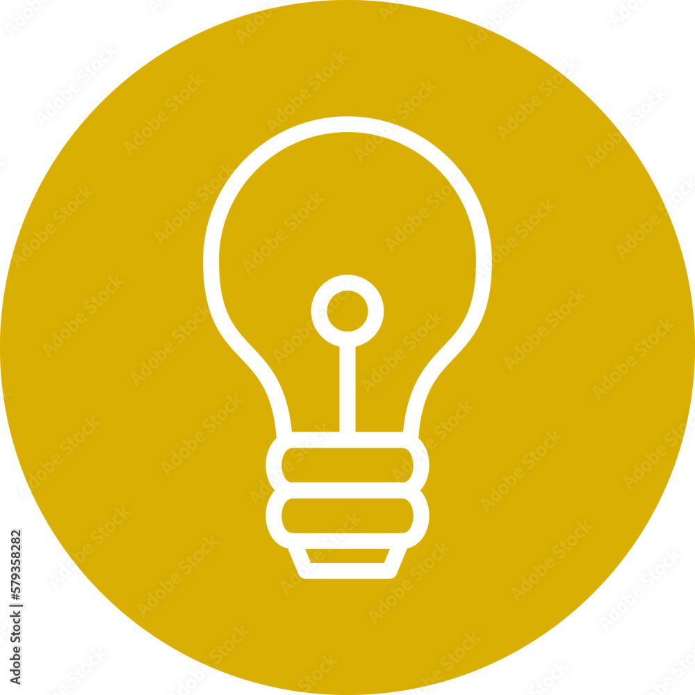 Vector Design Lightbulb Icon Style Vector Design Lightbulb Icon Style