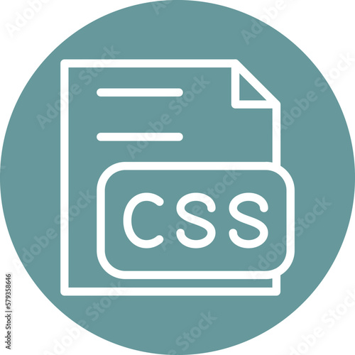 Vector Design CSS File Icon Style