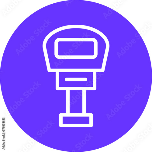 Vector Design Parking Meter Icon Style