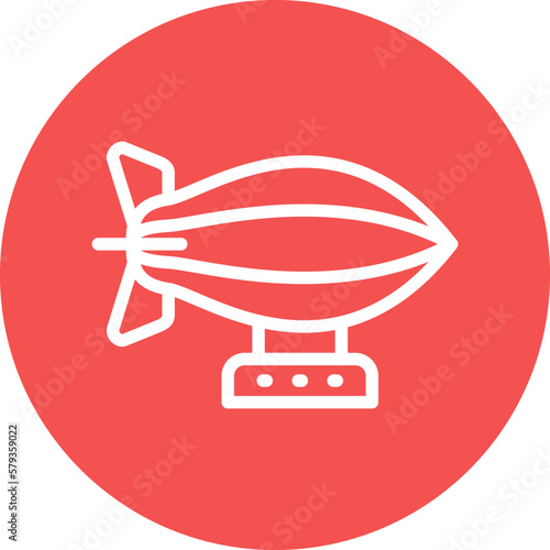 Vector Design Zeppelin Icon Style