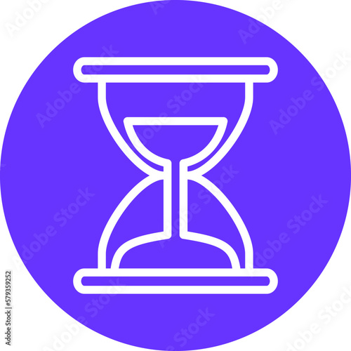 Vector Design Hourglass Icon Style