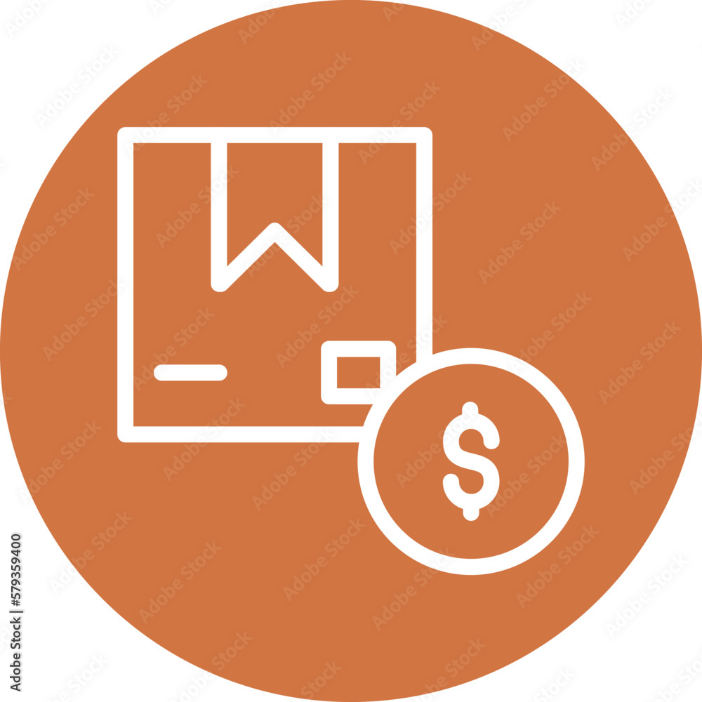 Vector Design Cash on Delivery Icon Style Vector Design Cash on Delivery Icon Style