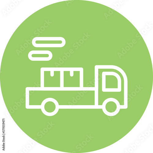 Vector Design Freight Icon Style