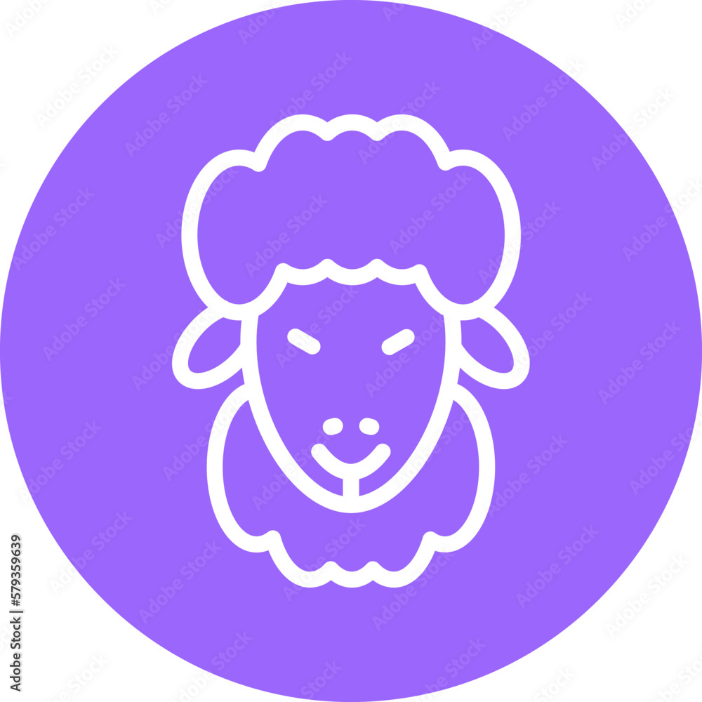 Vector Design Sheep Icon Style Vector Design Sheep Icon Style
