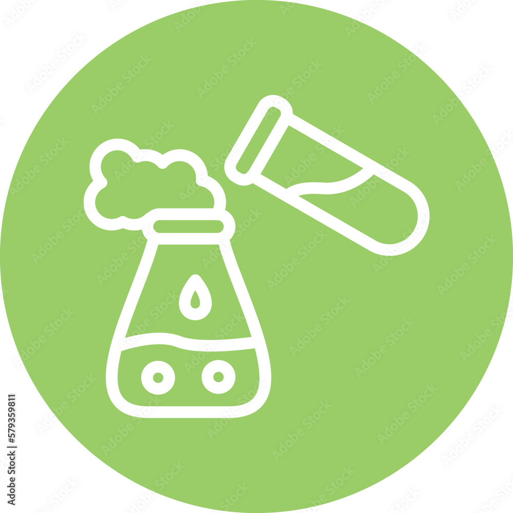 Fototapeta premium Vector Design Chemical Reaction Icon Style
