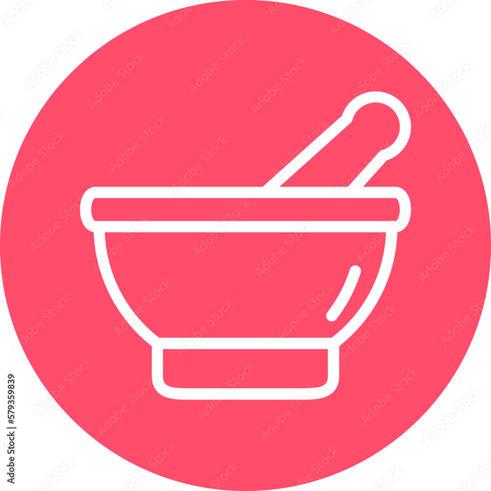 Vector Design Mortar Icon Style