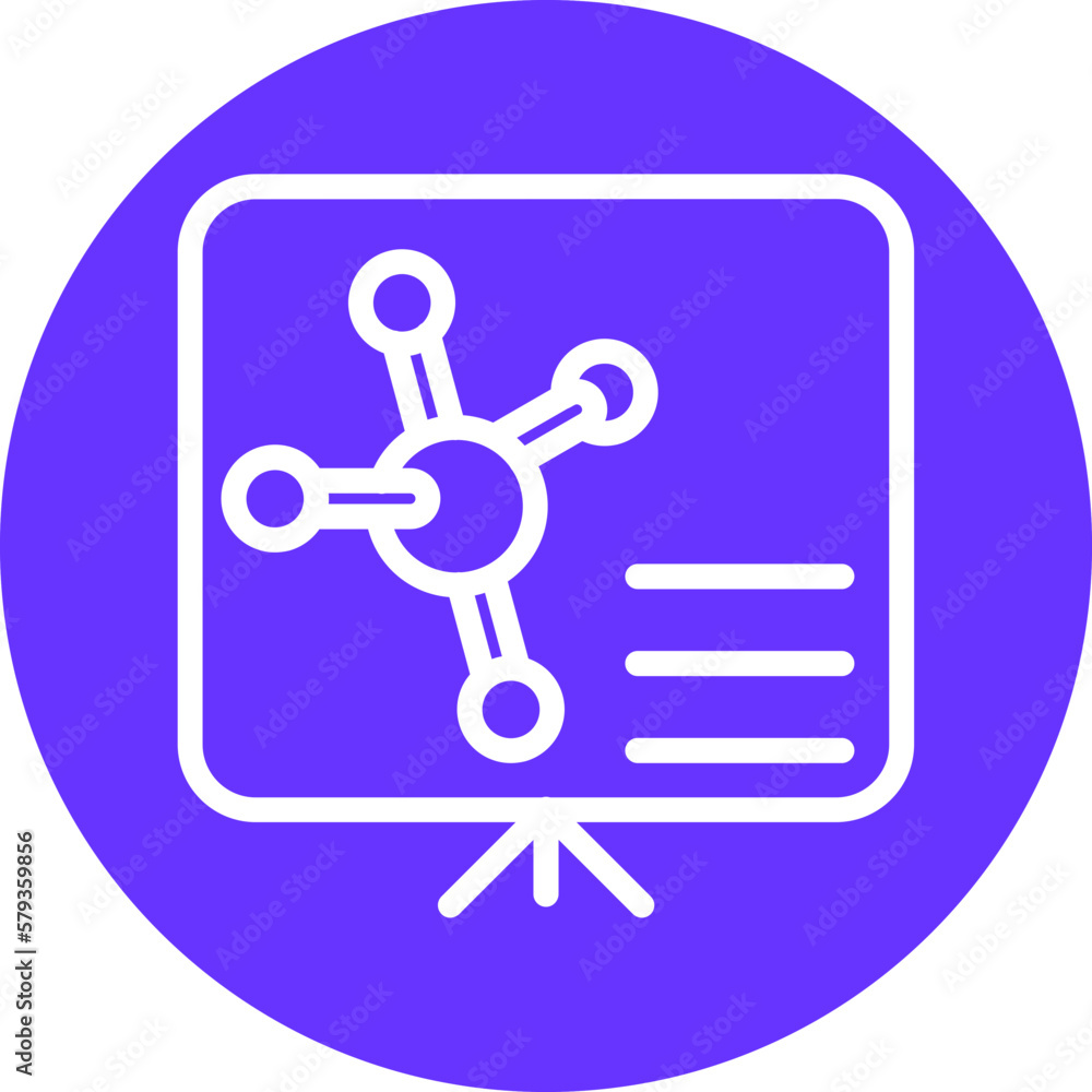 Vector Design Chemistry Lecture Icon Style Vector Design Chemistry Lecture Icon Style