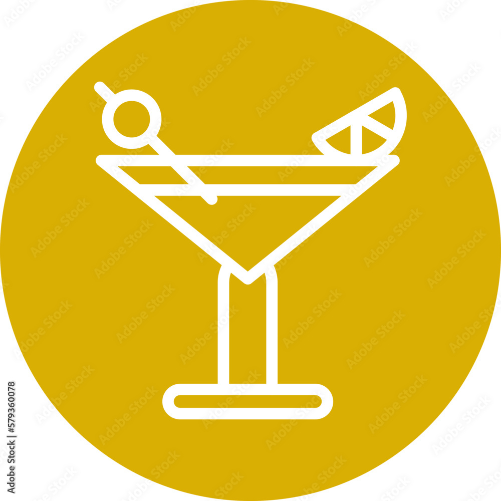 Vector Design Cocktail Icon Style Vector Design Cocktail Icon Style