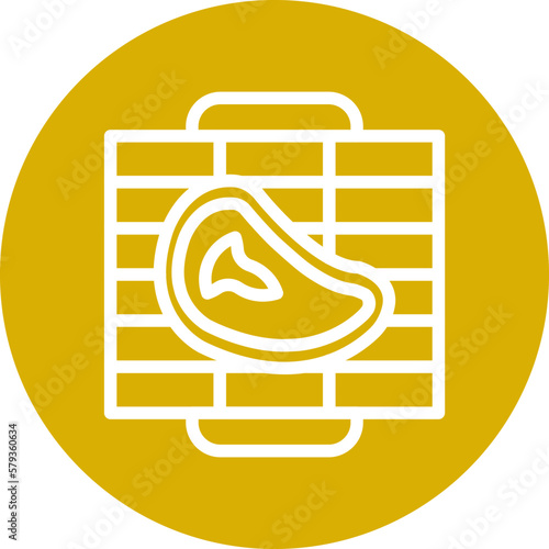 Vector Design Yakiniku Icon Style