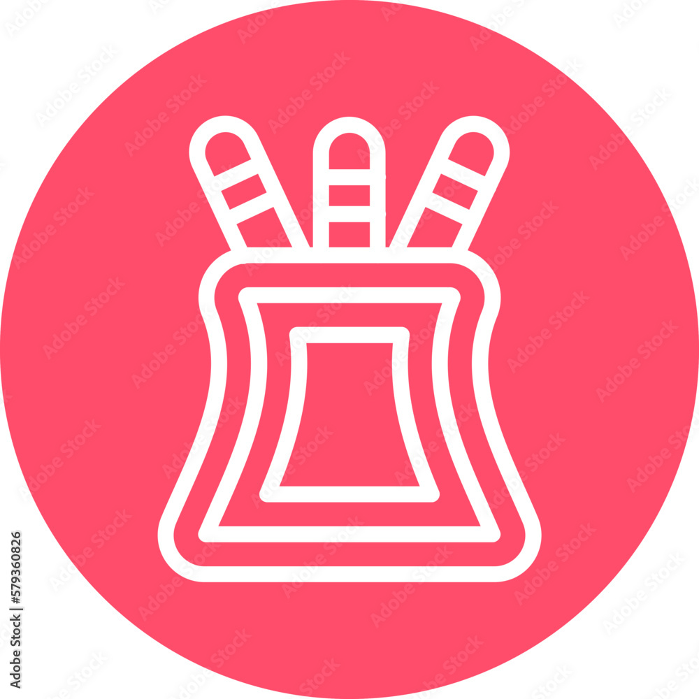 Obraz premium Vector Design Pencil Case Icon Style