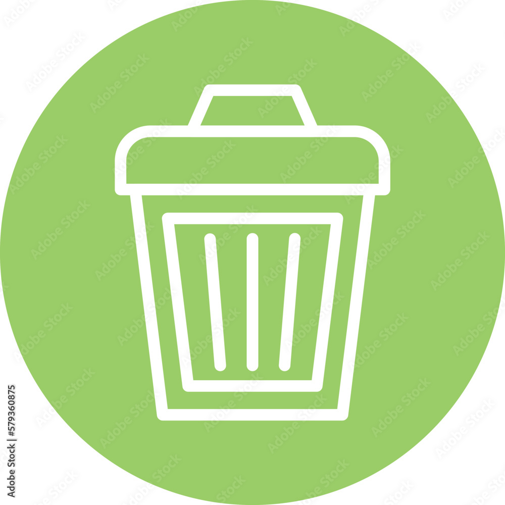 Vector Design Trash Icon Style